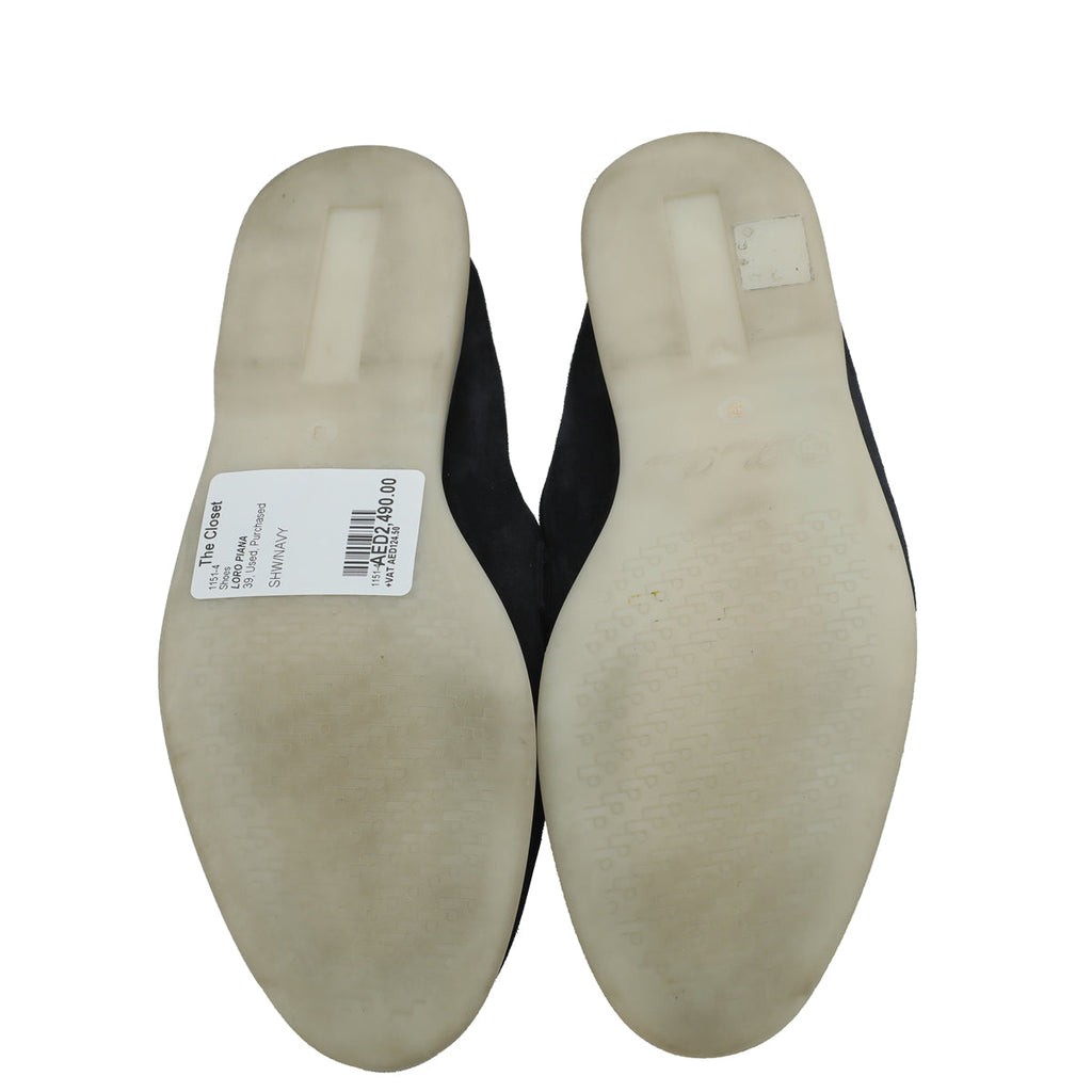 Loro Piana Bicolor Summer Charms Moccasin 39