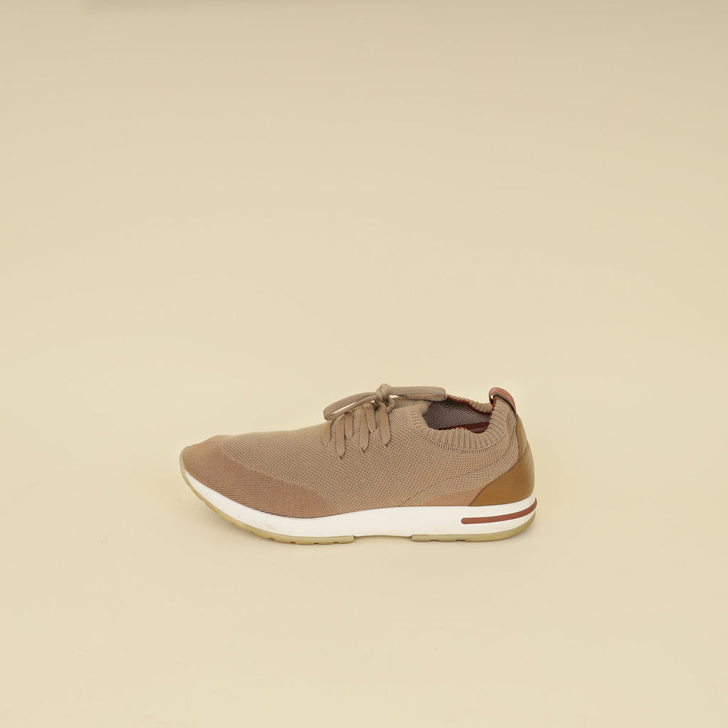 Loro Piana Sand Grain 360 Lp Flexy Walk Sneaker 44