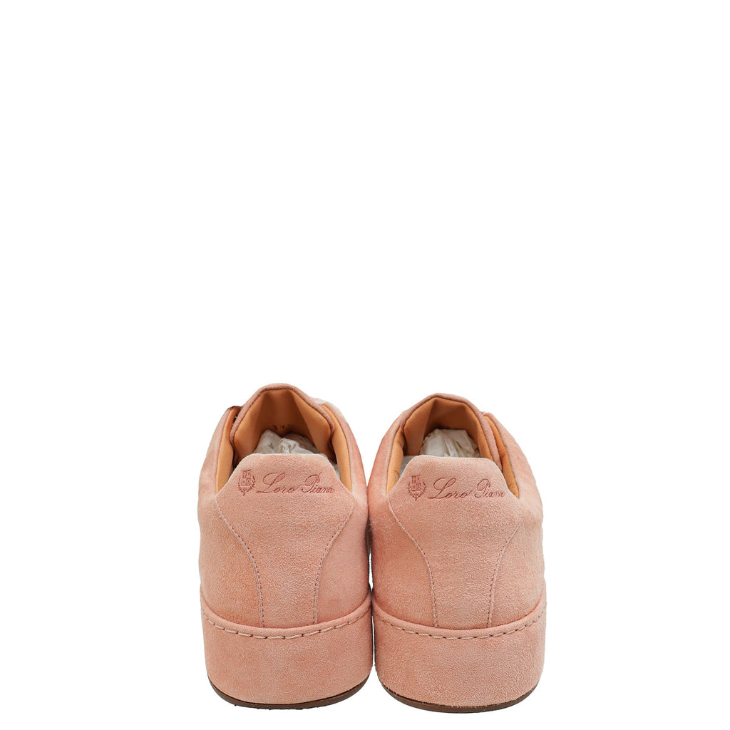 Loro Piana Salmon Pink Nuage Sneaker 37.5