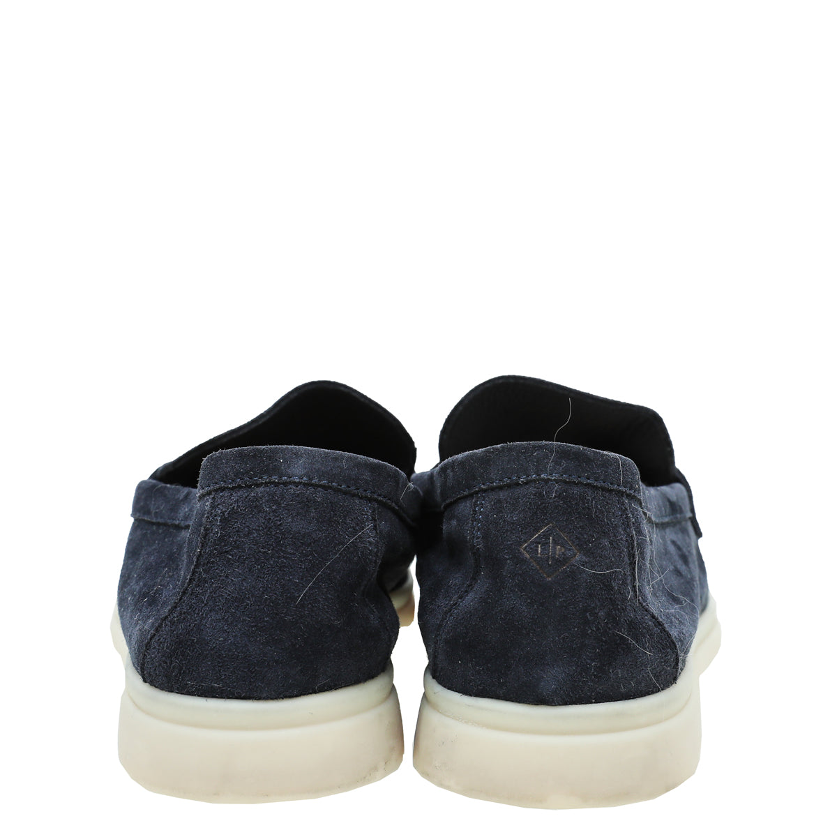 Loro Piana Navy Blue Summer Charms Moccasin Loafer 41.5
