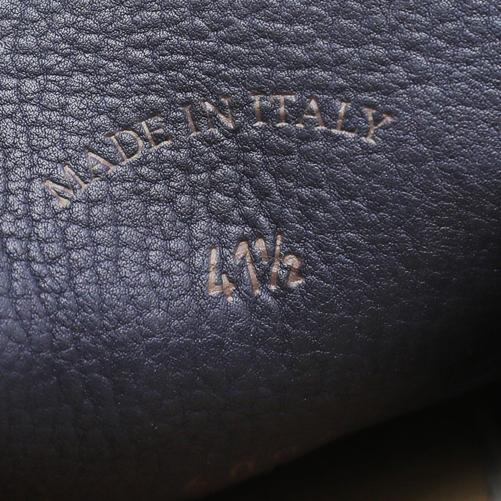 Loro Piana Navy Blue Summer Charms Moccasin Loafer 41.5