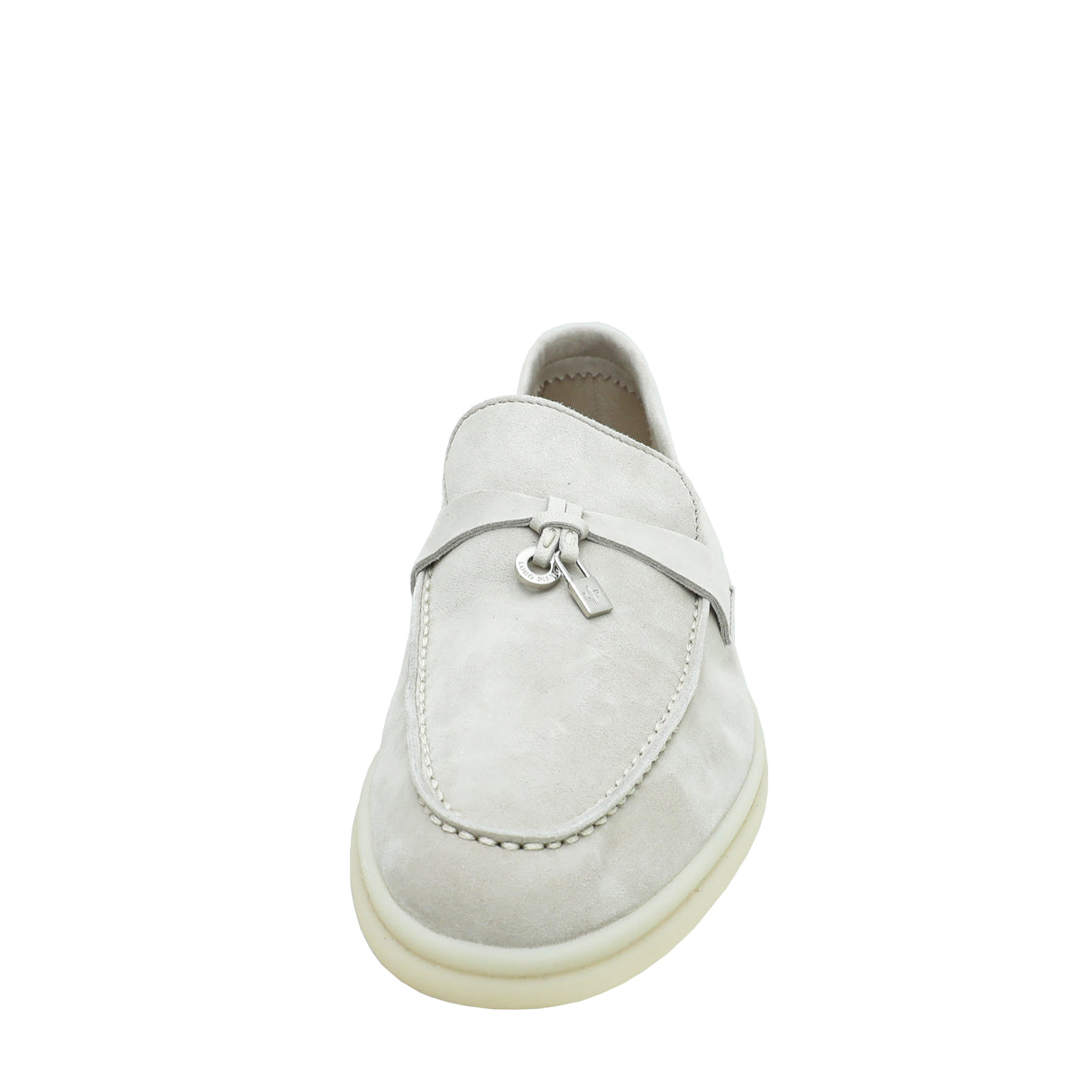Loro Piana Pearl Powder Summer Charms Moccasin 38
