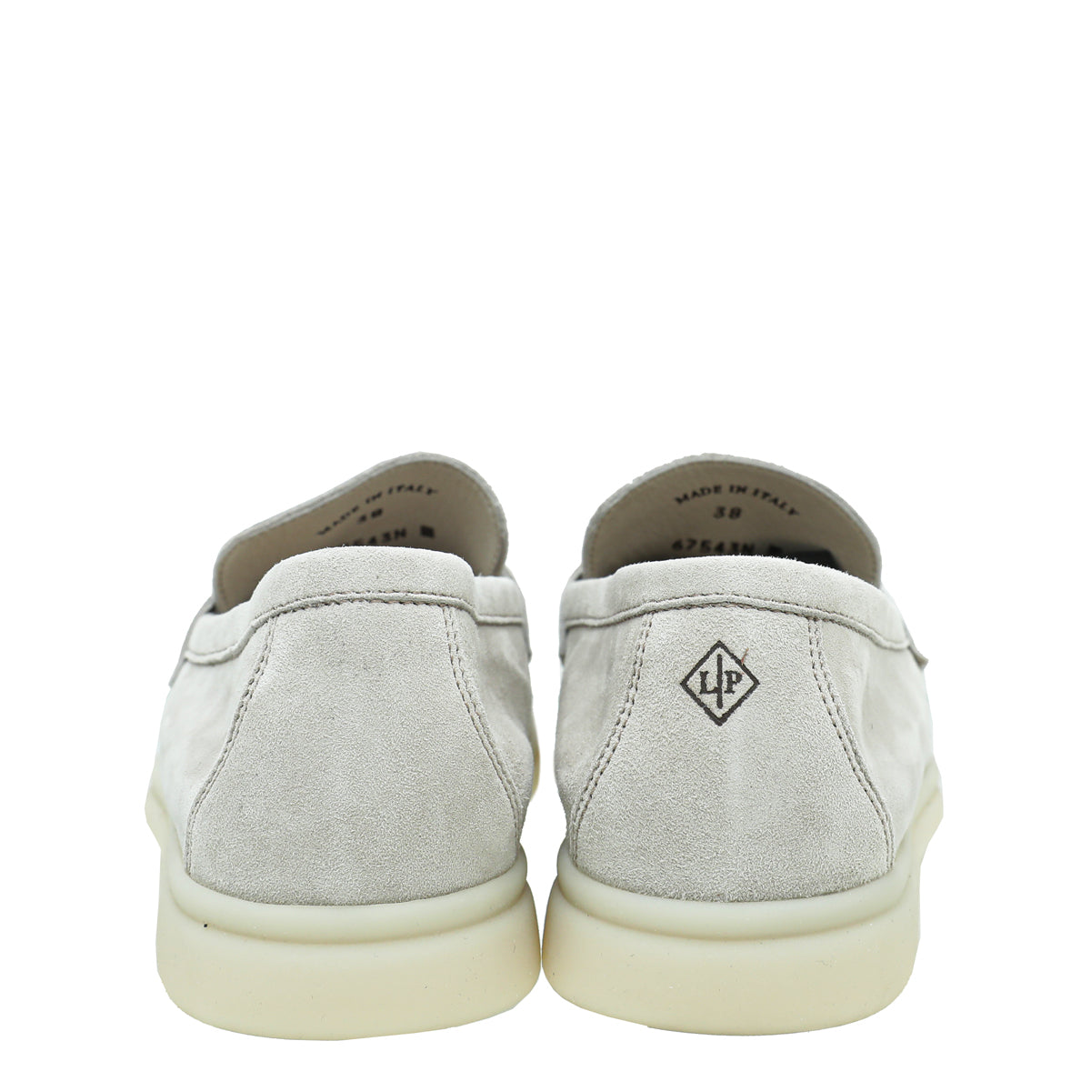 Loro Piana Pearl Powder Summer Charms Moccasin 38