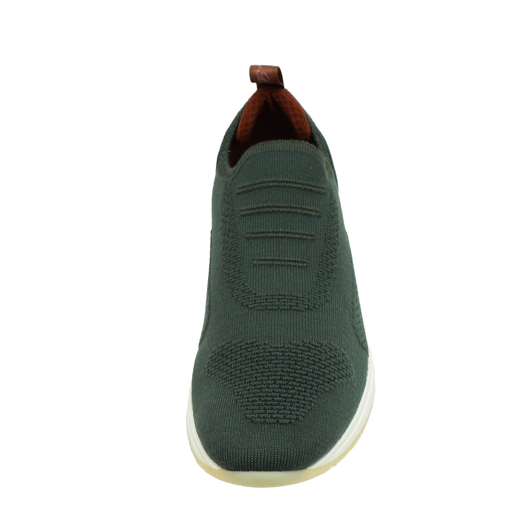 Loro Piana Agano Green 360 LP Microfibre Slip On Sneaker 36.5