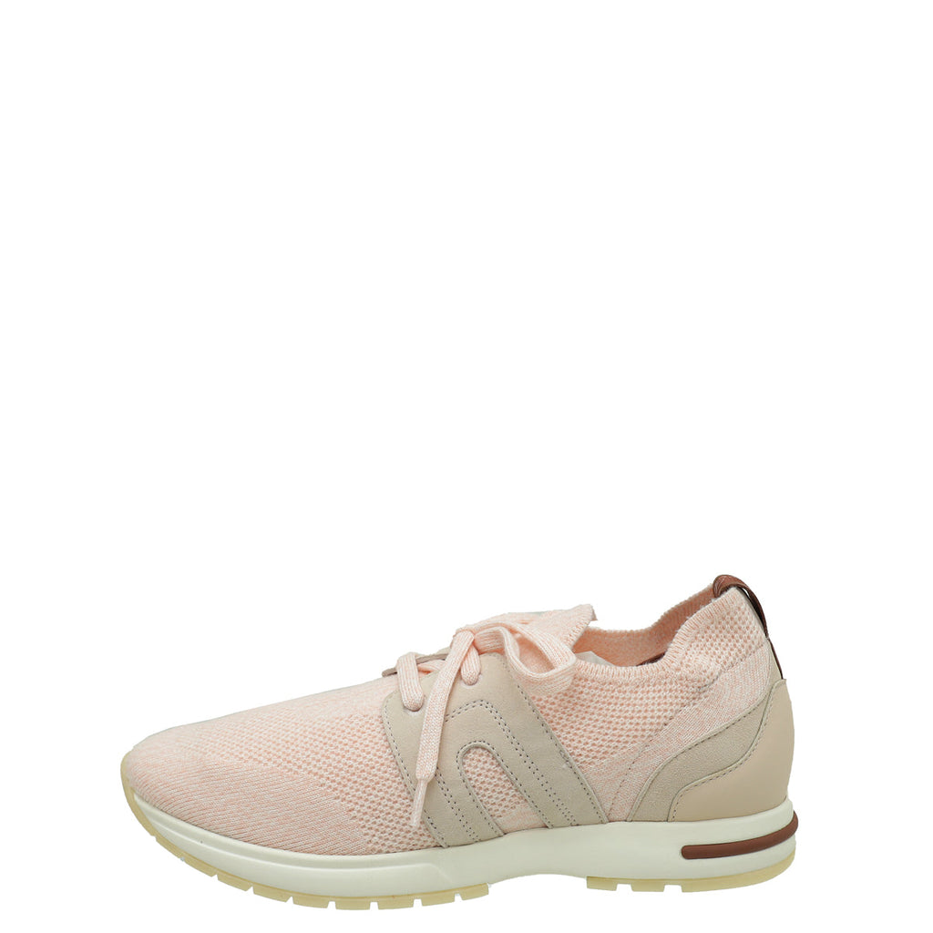 Loro Piana Pink Sand Lady Flexy Walk Sneaker 36.5