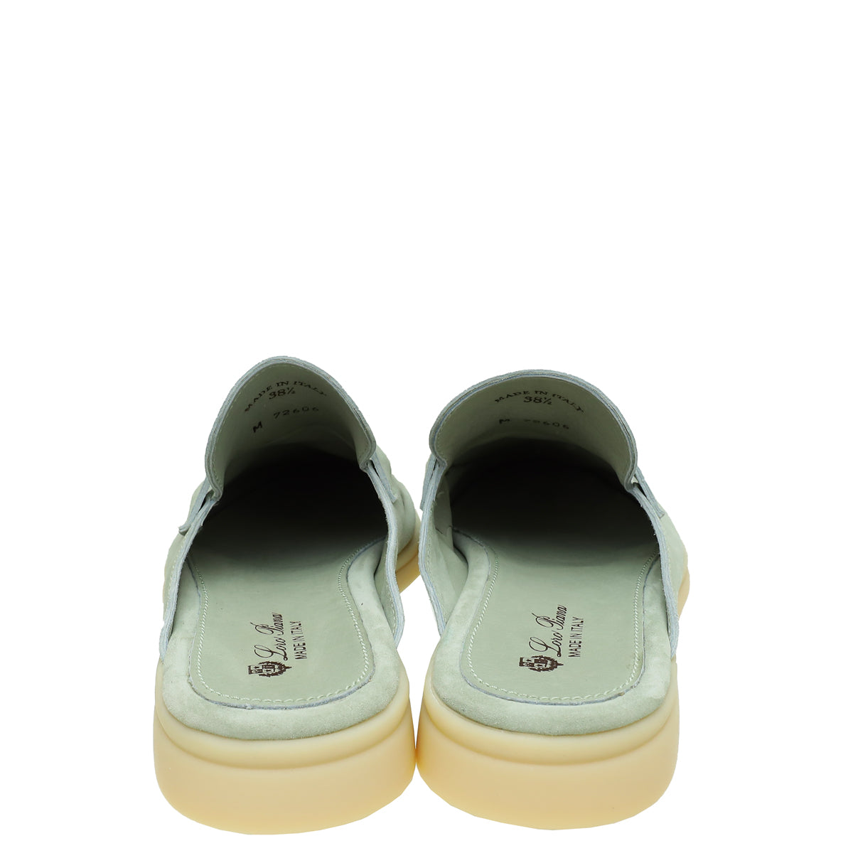 Loro Piana Eucalyptus Babouche Loafers 38.5