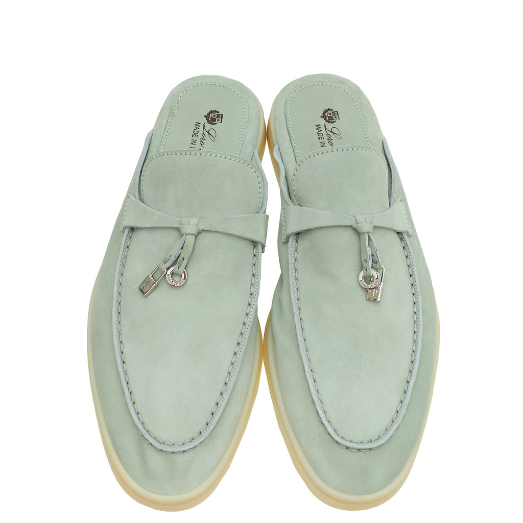 Loro Piana Eucalyptus Babouche Loafers 38.5