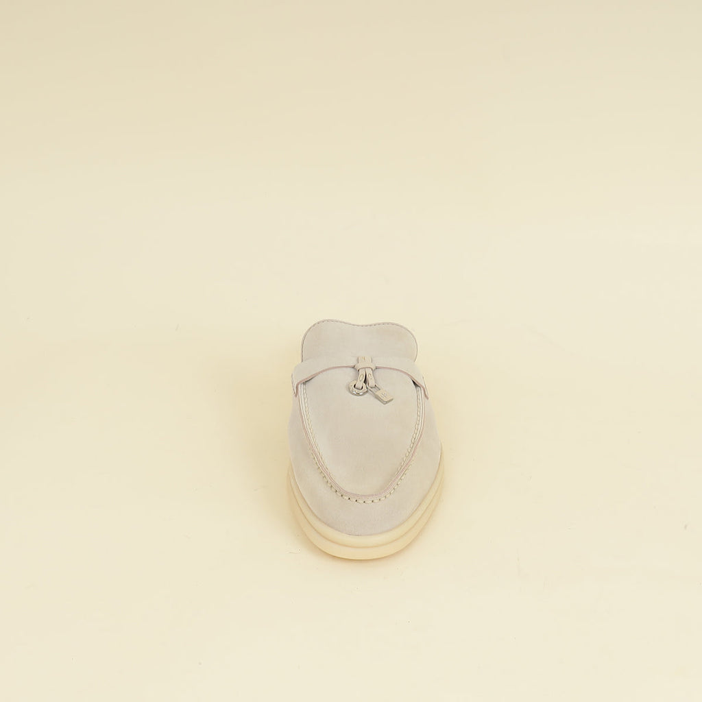 Loro Piana Tapioca Babouche Charms Walk Loafer 39