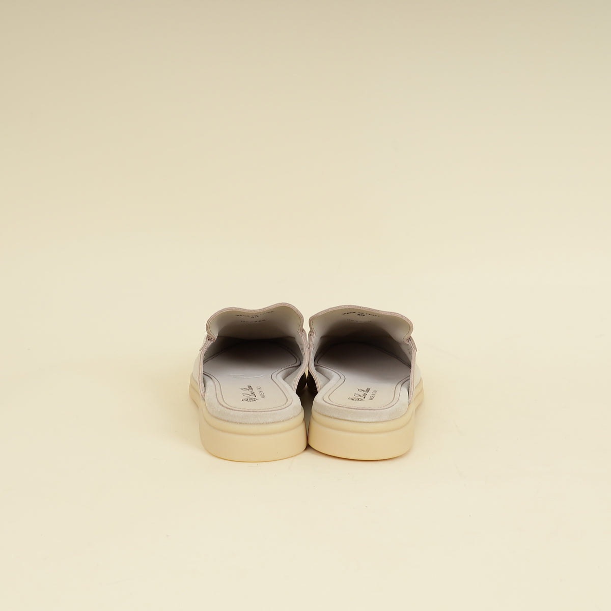 Loro Piana Tapioca Babouche Charms Walk Loafer 39