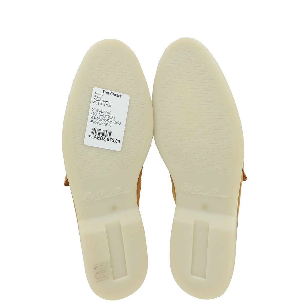 Loro Piana Dark Gold Suede Nautical Charms Walk Babouche Loafers 40