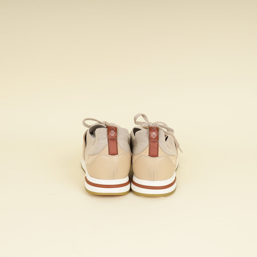 Loro Piana Beige Melange 360 LP Lady Flexy Walk Sneaker 40
