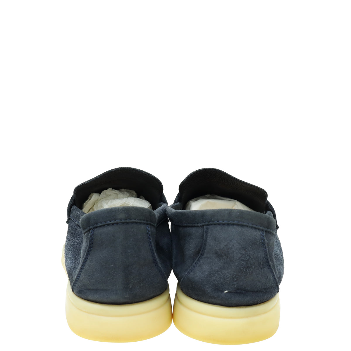 Loro Piana Midnight Blue Summer Charms Walk Loafers 36.5