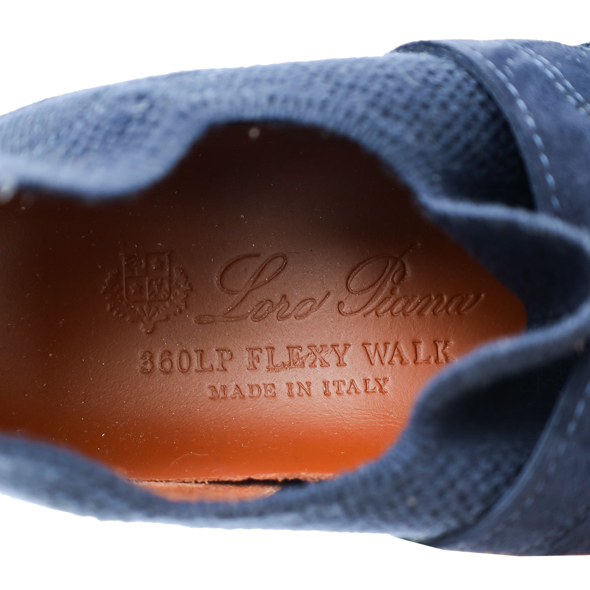 Loro Piana Navy Virgin 360 Lp Lady Flexy Walk Sneaker 36