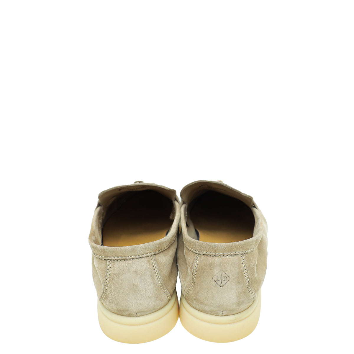 Loro Piana Sandstone Summer Charms Walk Loafers 37.5
