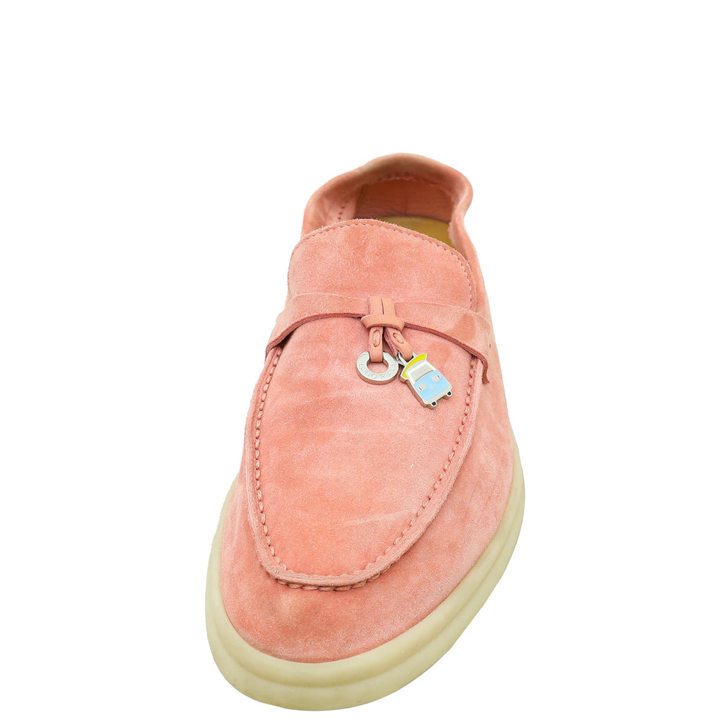 Loro Piana Flowering Cherry Special Edition Summer Walk Charms Loafers 37.5