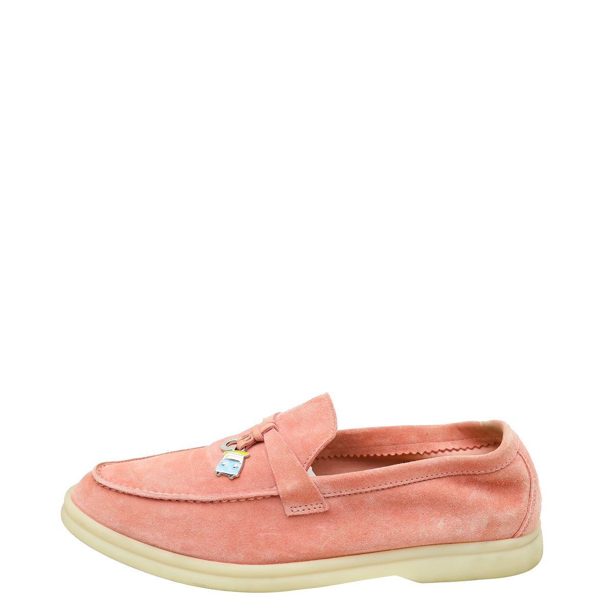 Loro Piana Flowering Cherry Special Edition Summer Walk Charms Loafers 37.5