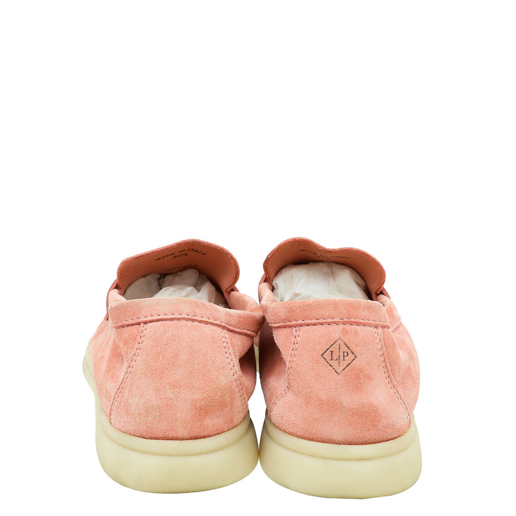 Loro Piana Flowering Cherry Special Edition Summer Walk Charms Loafers 37.5