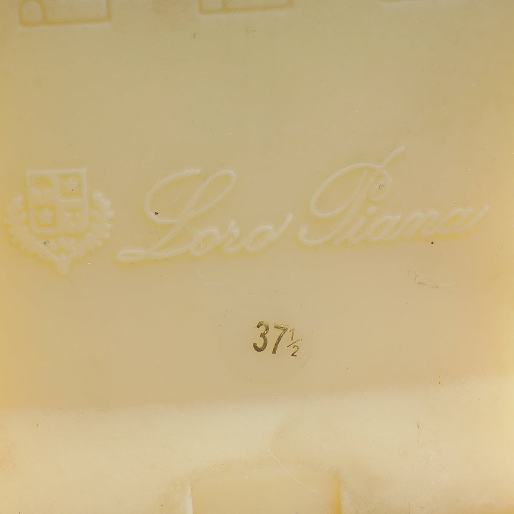 Loro Piana Sorbet Pink Charms Walk Babouche Loafer 37.5