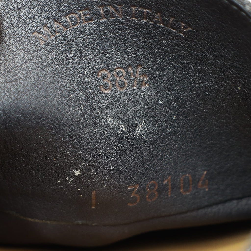 Loro Piana Black Summer Charms Walk Loafers 38.5