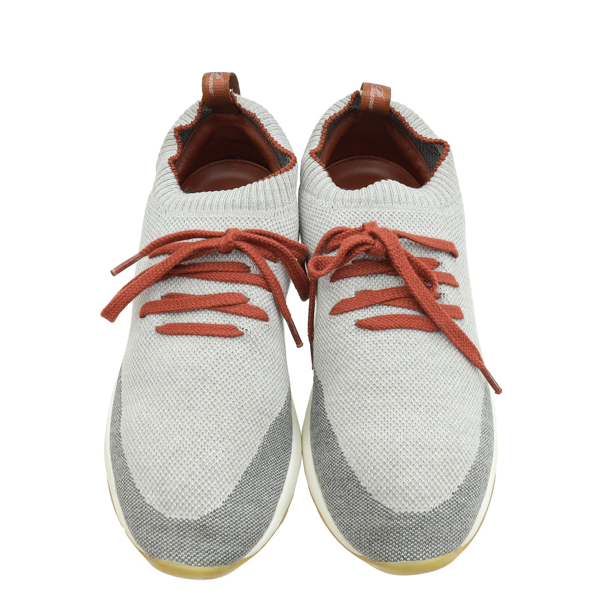 Loro Piana Grey Mix Virgin Wool 360 LP Flexy Walk Sneaker 38
