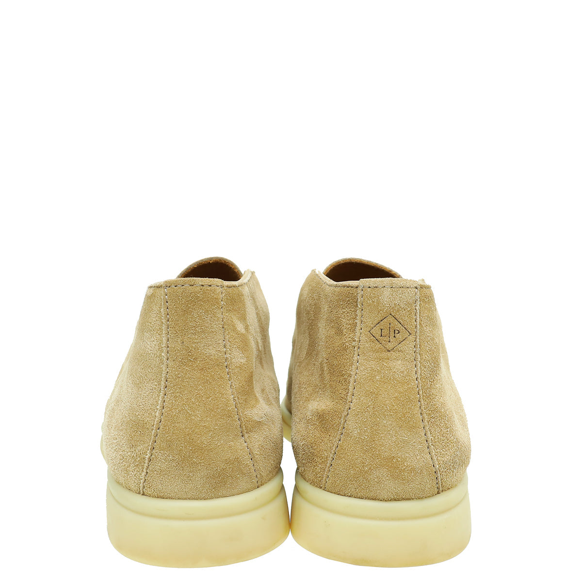 Loro Piana Sandstone Suede Open Walk Chukka Boots 38