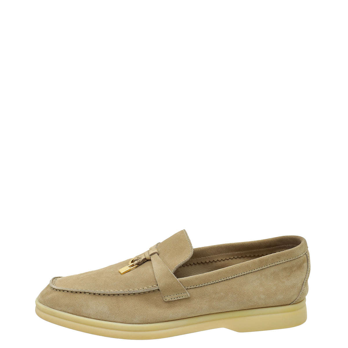 Loro Piana Beige Summer Charm Walk Loafer 38