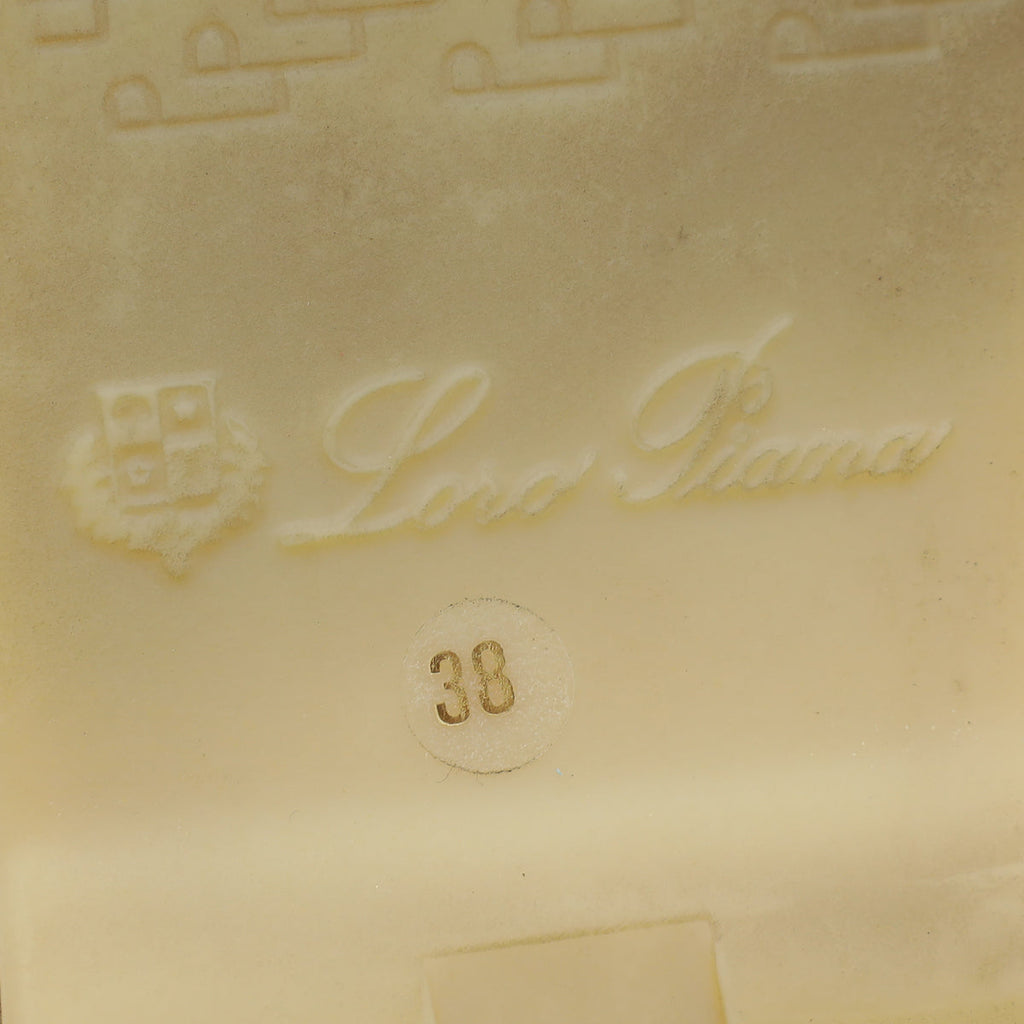 Loro Piana Beige Summer Charm Walk Loafer 38