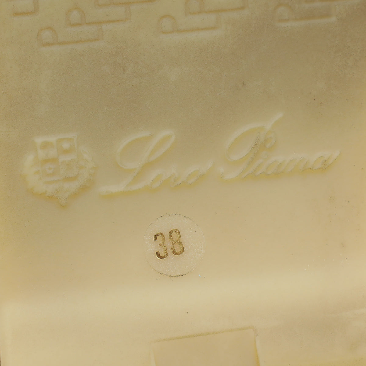 Loro Piana Beige Summer Charm Walk Loafer 38