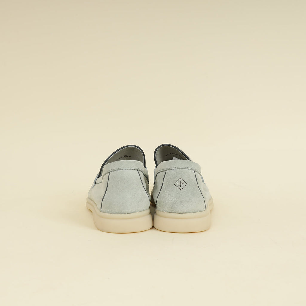 Loro Piana Eucalyptus Summer Charms Walk Loafers 36