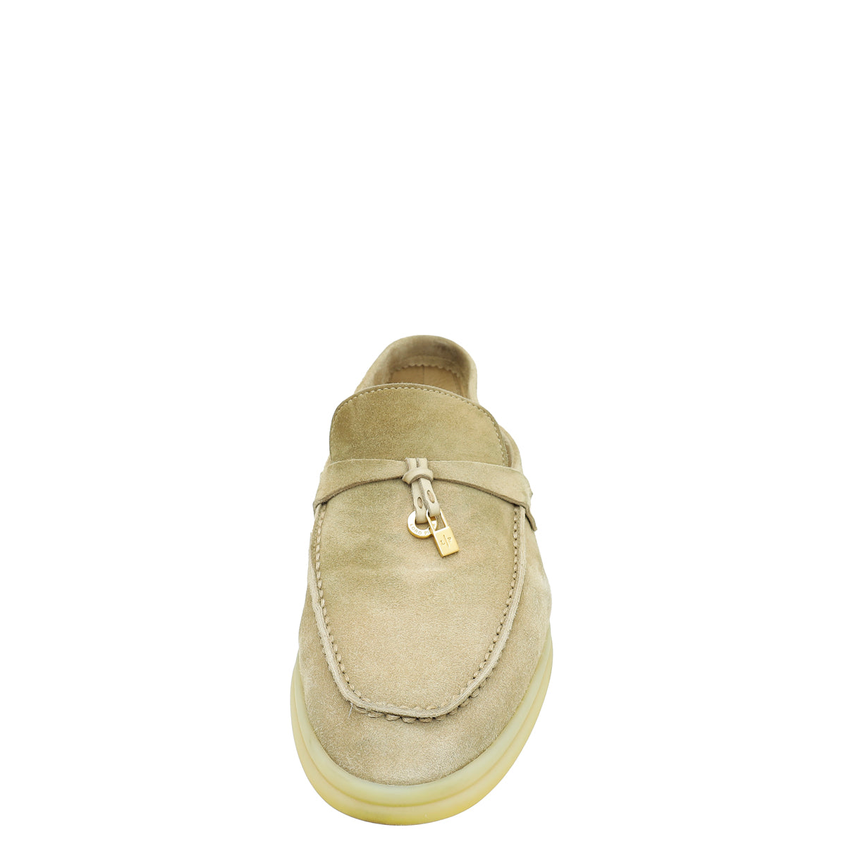 Loro Piana Sandstone Summer Charms Walk Loafers 39