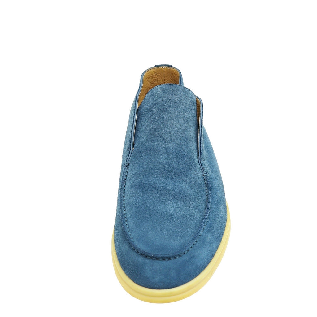Loro Piana Dark Cyan Open Walk Ankle Boot 40