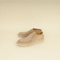 Loro Piana Sandstone Open Walk Suede Ankle Boot 41