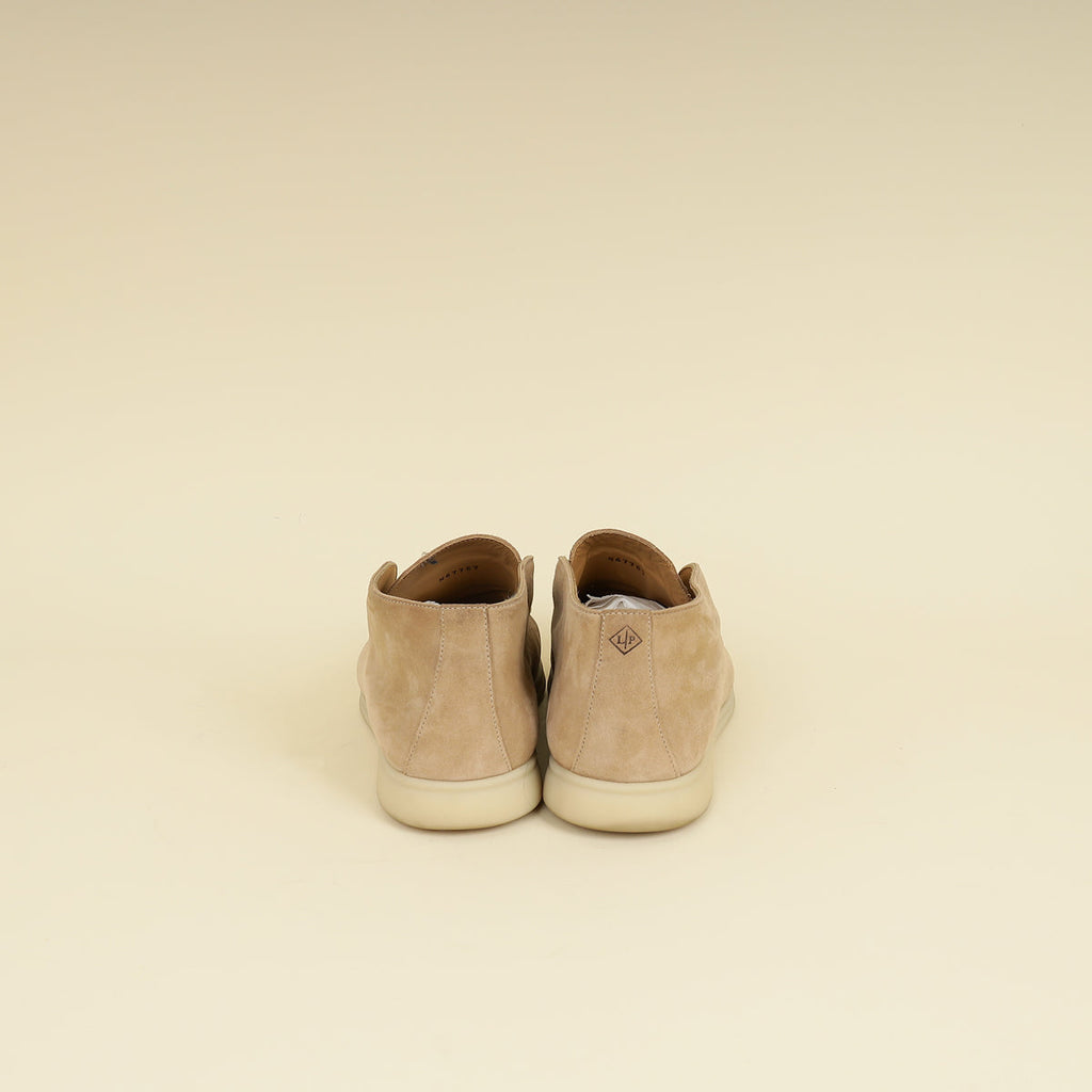 Loro Piana Sandstone Open Walk Suede Ankle Boot 41