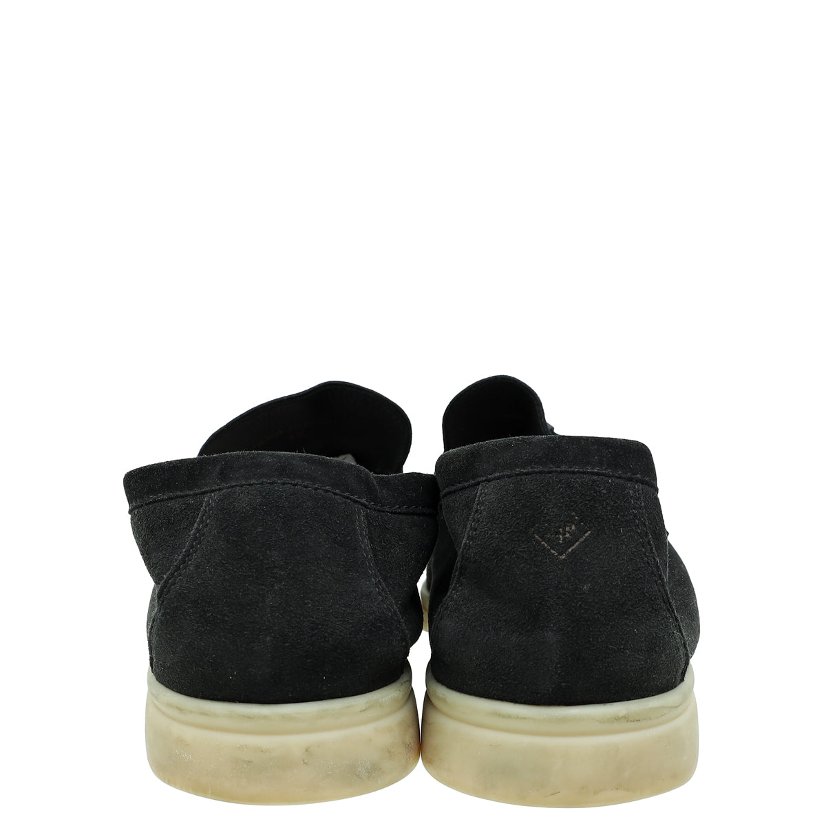 Loro Piana Black Summer Charms Walk Loafer 42