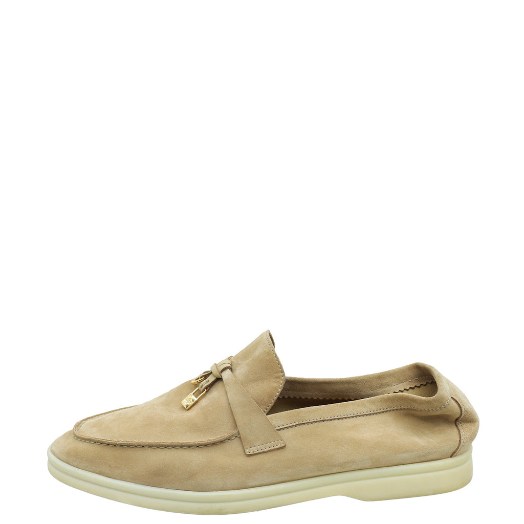 Loro Piana Sandstone Summer Charms Walk Loafer 42