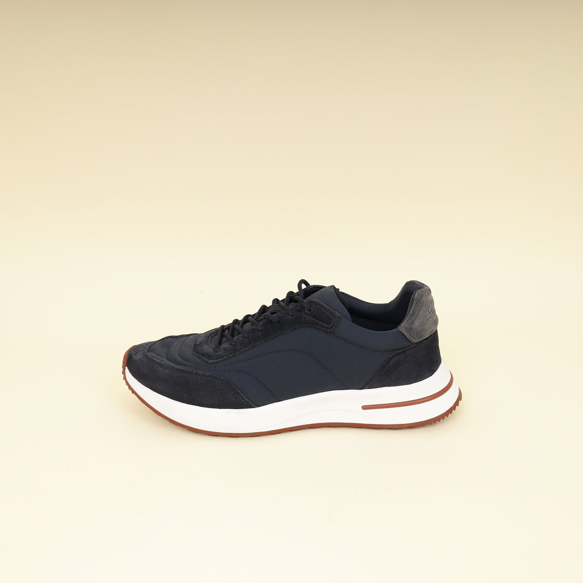 Loro Piana Navy Blue Week End Walk Evo Sneakers 42