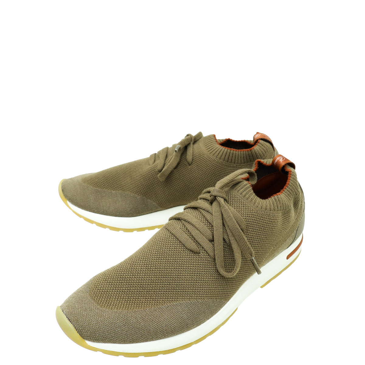 Loro Piana Desert Sand Virgin 360 Lp Flexy Walk Sneaker 42