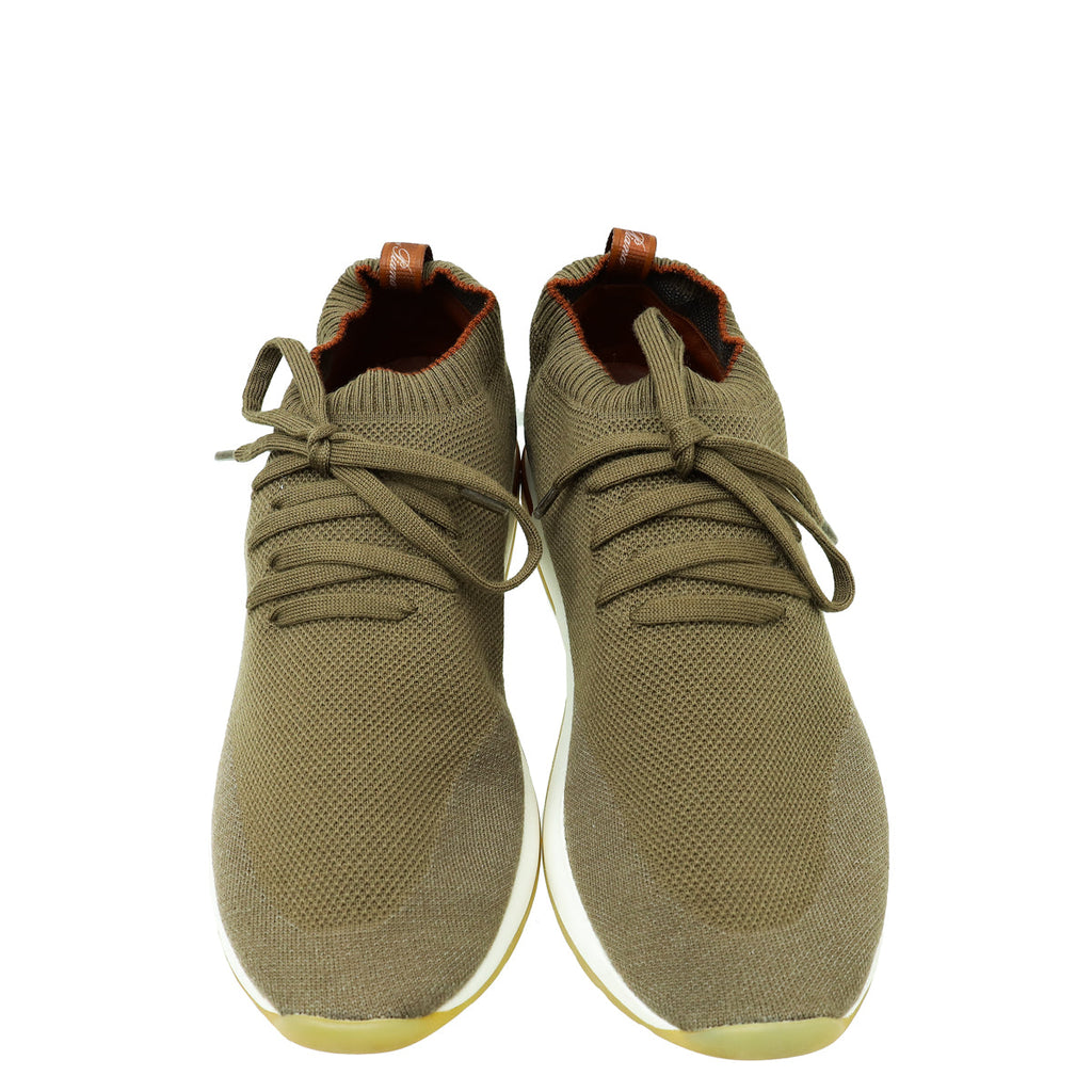 Loro Piana Desert Sand Virgin 360 Lp Flexy Walk Sneaker 42