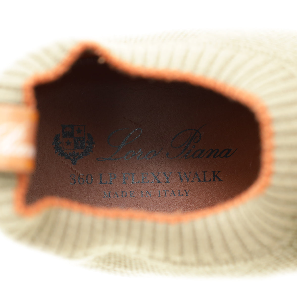 Loro Piana Desert Sand Virgin 360 Lp Flexy Walk Sneaker 42