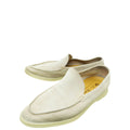 Loro Piana Pearl Gray Summer Walk Loafers 43