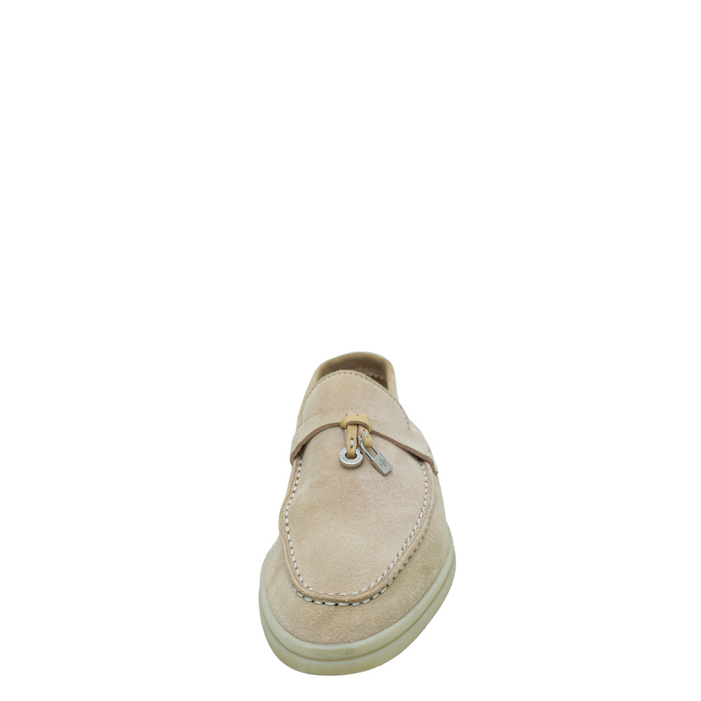 Loro Piana Strawberry Frosting Summer Charms Moccasin 35.5