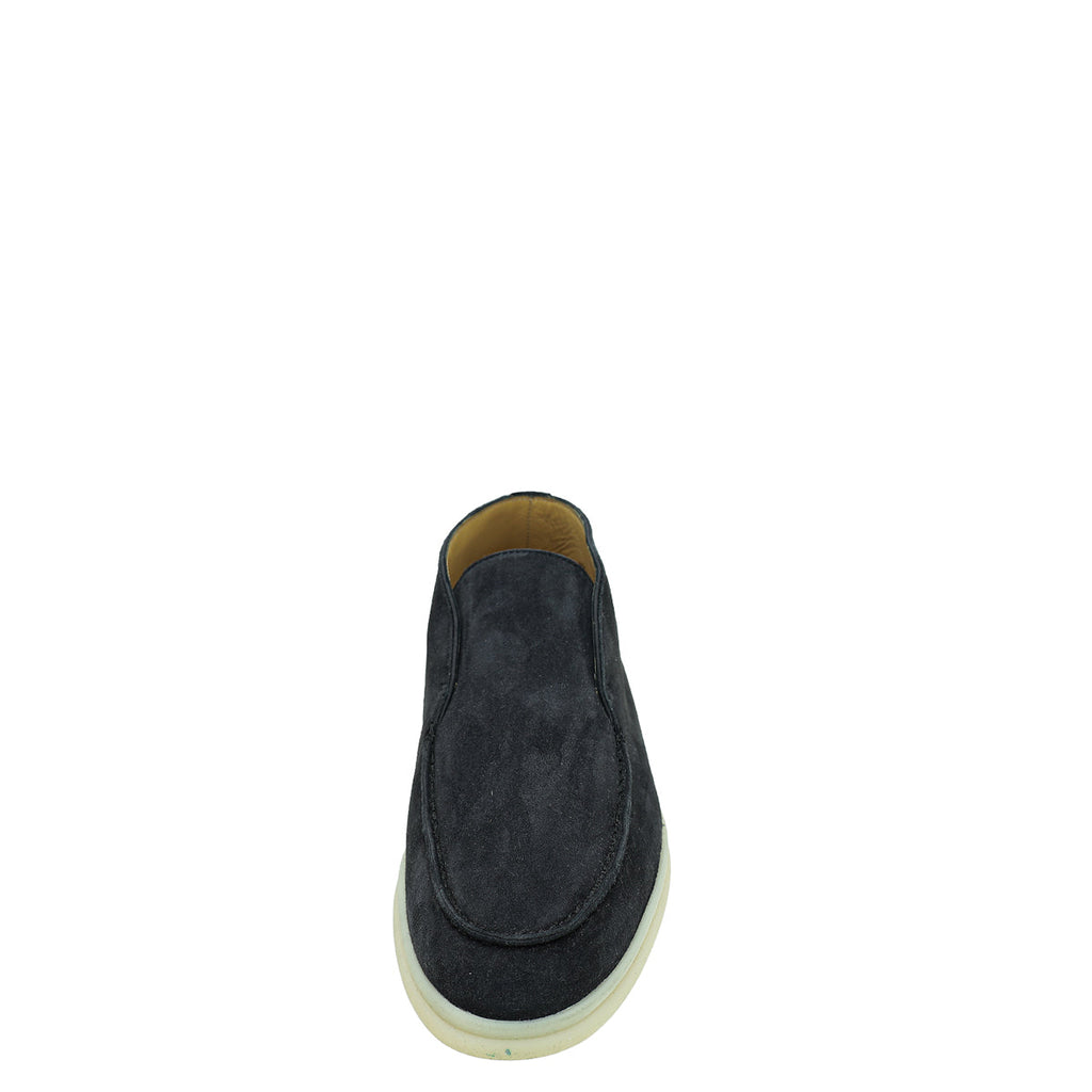 Loro Piana Black Suede Open Walk Chukka Boots 35