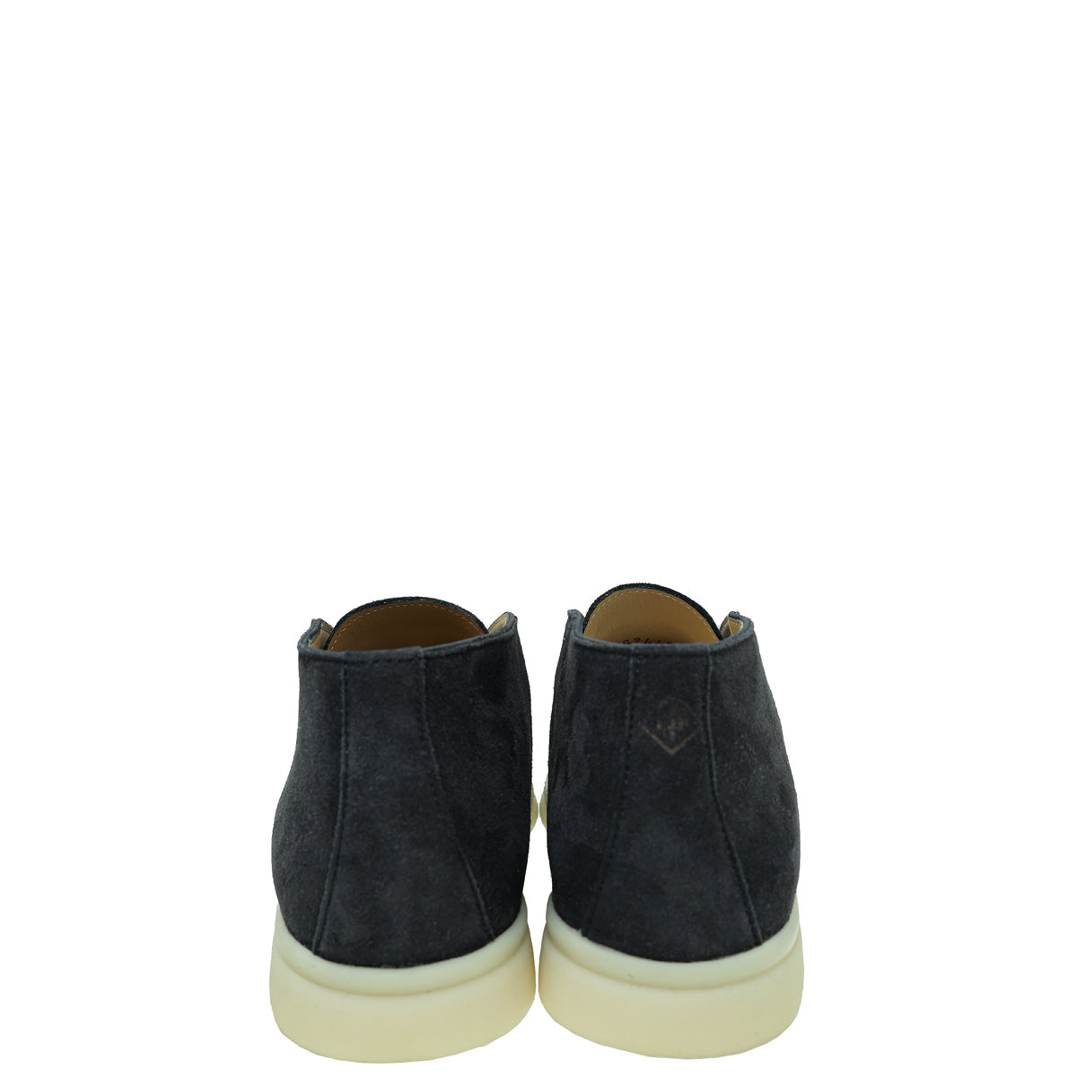 Loro Piana Black Suede Open Walk Chukka Boots 35