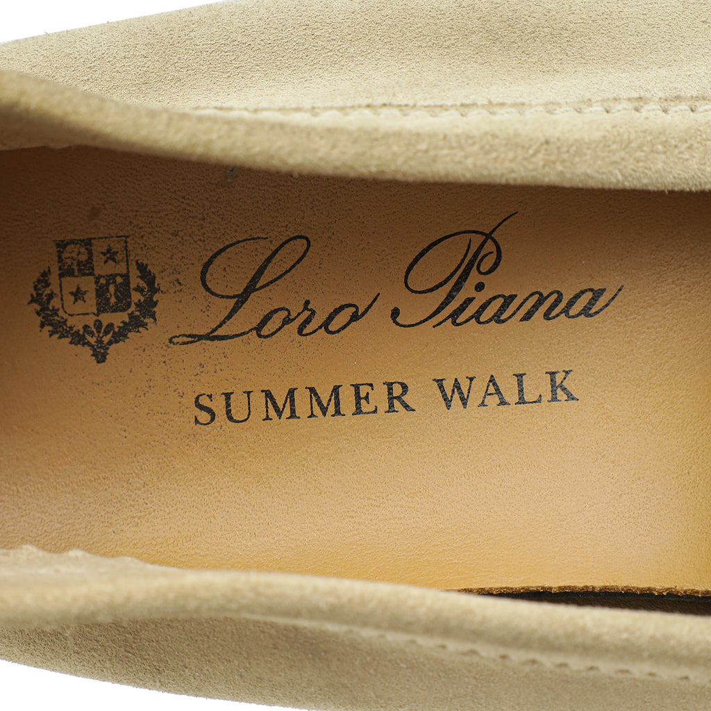 Loro Piana Sandstone Summer Charms Walk Loafer 35.5
