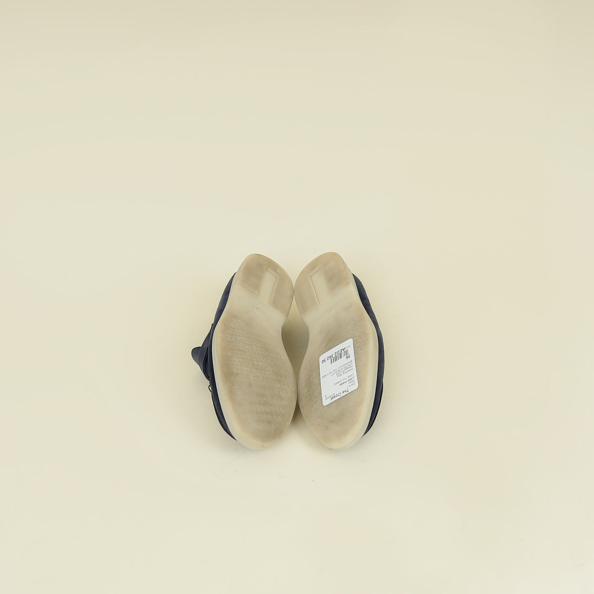 Loro Piana Argo Blue Melange Summer Charms Walk Loafers 36