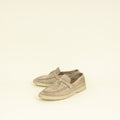 Loro Piana Sandstone Summer Walk Charm Loafer 37.5
