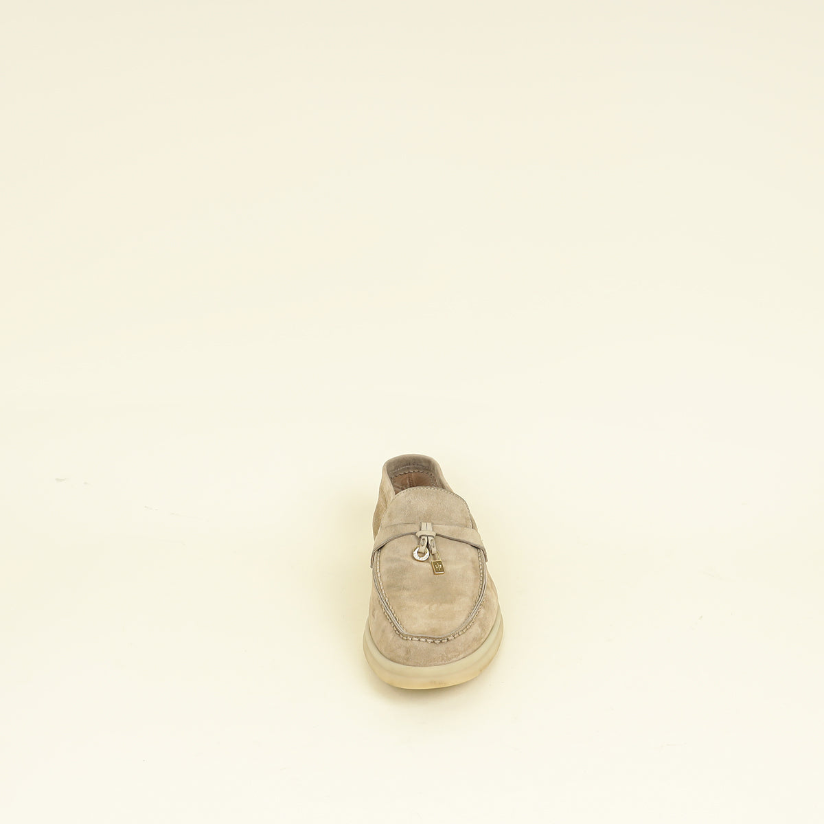 Loro Piana Sandstone Summer Walk Charm Loafer 37.5