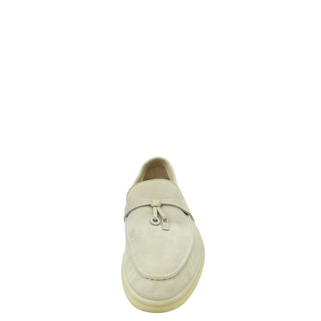 Loro Piana Delicate Dew Summer Charm Loafer 37