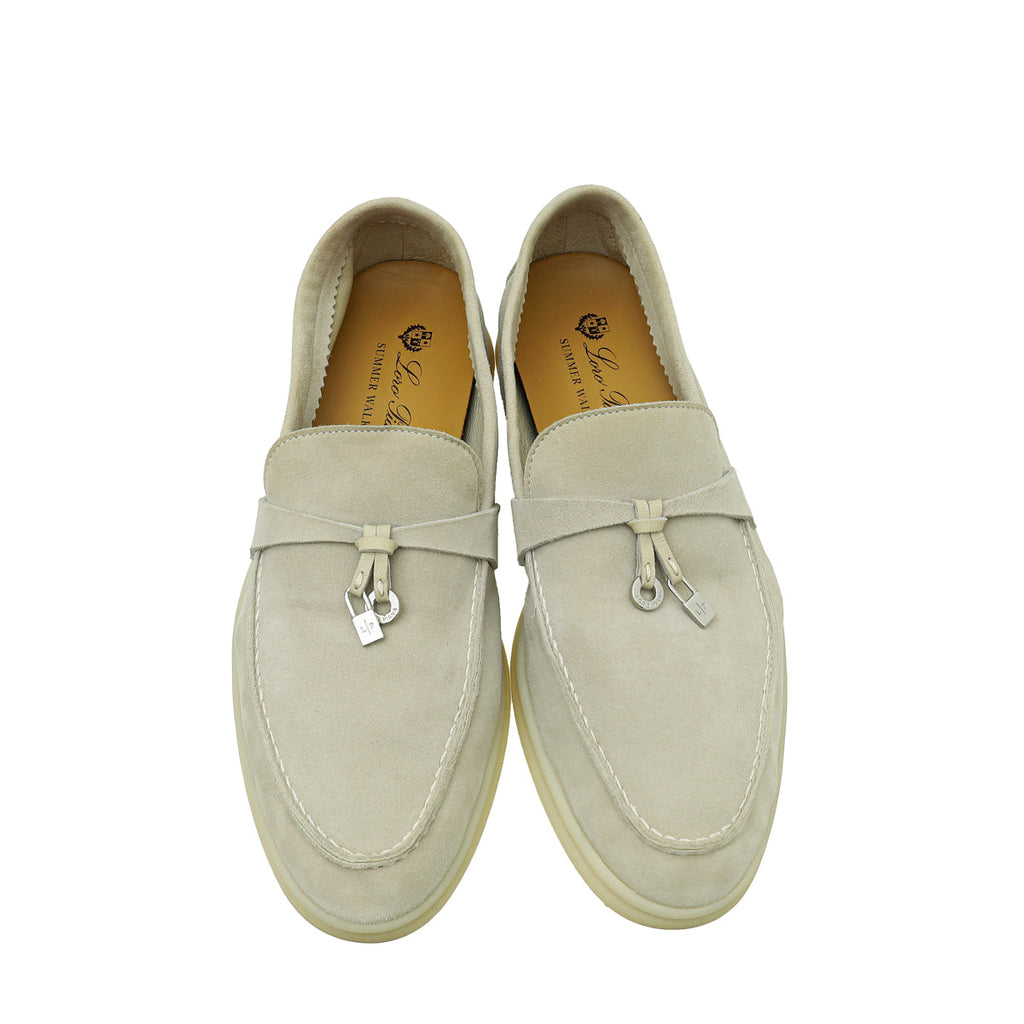 Loro Piana Delicate Dew Summer Charm Loafer 37