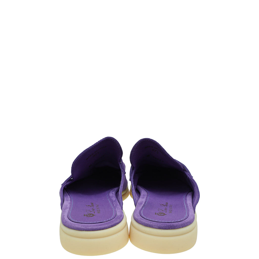 Loro Piana Charms Walk Babouche Loafer 37.5